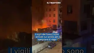 Capodanno, incendio a Napoli causato dai botti al Vomero