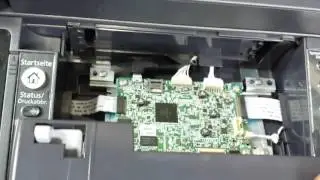 Change LCD Display and Mainboard Kyocera M3550