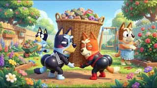 WOW! How did Bluey and Bingo get that Spider-Man power? | BLUEY FUNNY ANIMATION