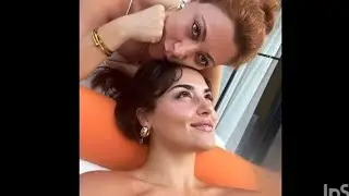 HANDE ERCEL IN MASSAGE SALON WITH HER BEST FRIEND DILARA💥