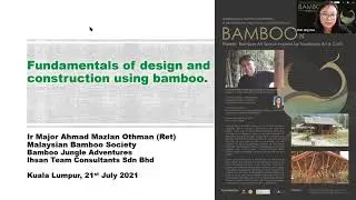2021 Bamboo Competition Talk Series #2: Ir Major (Ret) Ahmad Mazlan 