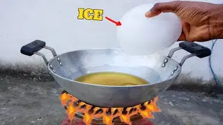 Hot Oil VS Ice | क्या होगा || Experiment Wala Vikash || @CrazyXYZ