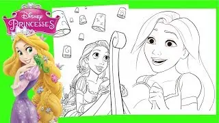 Disney Princess Rapunzel Coloring Pages for kids