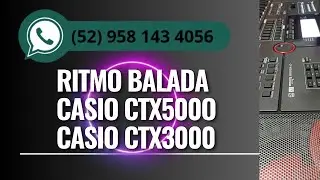 Ritmo Balada Romantica Casio Ctx5000 Ctx3000 📲52) 958 143 4056