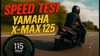Yamaha XMAX 125 (2025) - V-max | Top Speed | Speed Test | Prędkość maksymalna na S19