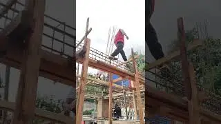 Steel deck for second floor.. 