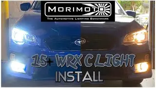 Установка фар WRX/STI C 15+
