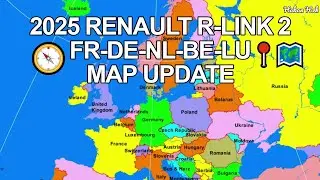 📌 Обновление карты Renault R-Link 2 для Европы 2025 года! (Карты Франции, Германии, Бельгии и Нид...