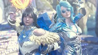 Monster Hunter Wilds - Rei Ayanami (Layered Armour Gameplay)
