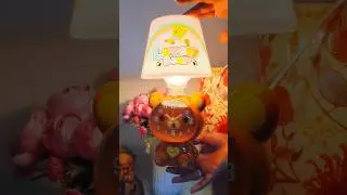 Bear 🐻 shape clock Lamp 🛋️. #lamp #tablelamp #bear #kidsfavourite #decoration #decor #song #music
