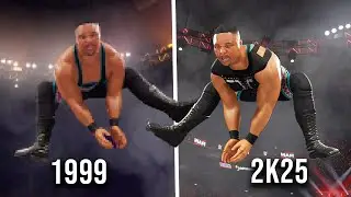 Эволюция Д'Ло Брауна Ло Дауна в играх WWE (с 1999 по 2K25)