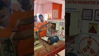 Three point starter DC motor connection Iti practical classes #skills_test