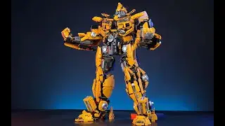 Men can't take their eyes off the bumblebee! Immersive Unboxing Review! Large size model!Mecha！