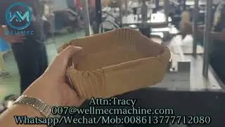 Food Paper Packaging Airfryer Baking Paper Making Machine, Big Diameter cake tray forming machine