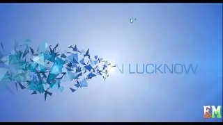 Polygon Particles Text Animation in after effect