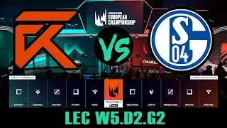 Excel vs Schalke 04 ► LEC W5.D2.G2 ► Spring ► XL vs S04