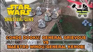 Partida Star Wars Shatterpoint 2# - Grievous/Dooku vs Windu/Kenobi