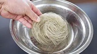 泡发粉条，好多人做错了，只需多加一步，3分钟泡好软滑口感好