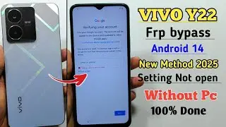 Vivo Y22(v2338)Frp Android 14 Umt 100% Safe / VIVO Y22/Y22s FRP BYPASS settings Not open  ONE CLICK