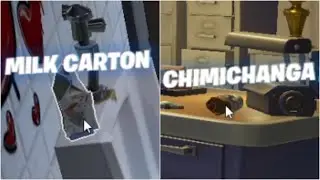 Find Deadpools Milk Carton & Chimichangas around HQ Guide &ndash; Fortnite (Deadpool Skin Challenges)