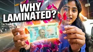 I Laminated a ₹50 Note with Rose Petals? 🌹💸 | Late Night Market Vlog