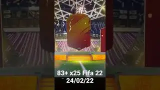 83+ x25 Fifa 22 24/02/22 #fifaultimateteam #fifa22 #rttf #fifa22ultimateteam #iconswaps #packopening