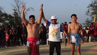 2 times champion Neingusazo Ngukha all bouts at 51𝚜𝚝Mima wrestling meet 2026| He did it again