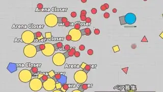 【diep.io】Arena Closerから逃げてみた ( I tried to escape from Arena Closers )