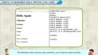 Points to Remember while writing HTML5 Code
