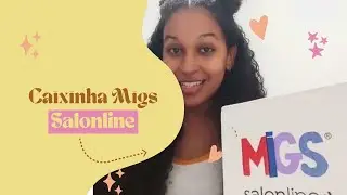 Abrindo minha caixinha Migs Salonline de Dezembro