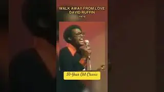 🎶 WALK AWAY FROM LOVE &ndash; DAVID RUFFIN (Soul Train, 1975)