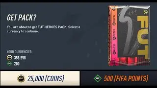 OMG 25K HERO PACK!!! #fifa23 #hero