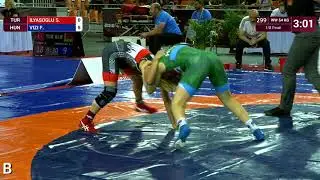 1/8 WW - 54 kg: S. ILYASOGLU (TUR) v. F. VIZI (HUN)