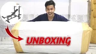 Biggest Unboxing, 8 in 1 Multi Bench for Home Gym, Flat Bench, Incline Becnch, Home Gym, Tech Rain