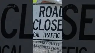 A sinkhole has kept a road closed for three years. #stlouis