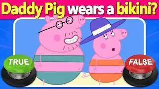 ⭕❌ Peppa Pig FACT CHECK 🐽 Wait... That Wasn&rsquo;t True?! | Quiz DingDong