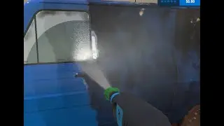 Power Washing The Dirt Off Of A Van In Powerwash Simulator!