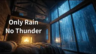 Soft Rain for Sleep 🌙 Gentle Night Rain, No Thunder