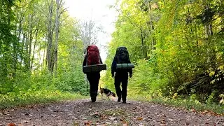 H&ouml;stvandring p&aring; Omberg med Beagle & Sambo - &Ouml;vernattning p&aring; &Ouml;stg&ouml;taleden - Omberg Runt