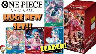 HUGE New One Piece TCG Revealed! EB-03 Heoine Edition! Vivi Leader! Heroine Cup (One Piece TCG News)