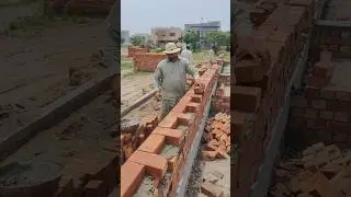 Amazing brick wall construction ideas #construction #shorts #ytshorts #trending #tips #ideas