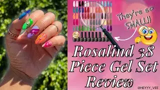 Gel X Set: Rosalind 38 Mini Gel Kit Review & First Impressions #nailtutorial