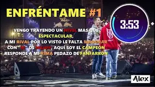 🎤🔥 ENFR&Eacute;NTAME #1🔥🎤 | ENTRENA TU FREESTYLE |  EJERCICIOS PARA IMPROVISAR 🎤