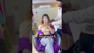Bridal makeup shoot😍#shorts #short #youtubeshorts #yt #make up#makeup#shorts #song #bollywoodsongs