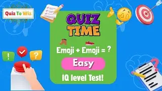 Hard Emoji Quiz Challenge | 20 Emoji Questions in 5 Seconds ⏳🧠