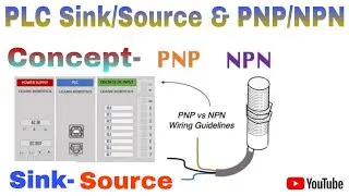 Lession-3 PLC Digital Input what is Sinking & Sourcing, PNP & NPN, how do it connection.