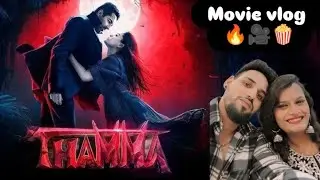 Movie vlog thamma 🔥🔥| Chill Vibes, Popcorn & Fun Moments🍿🎥