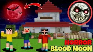 Shinchan Found HORROR BLOOD MOON in Minecraft!😨😱