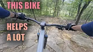 Amateur MTB Rider Bombing Mountain Creek Bike Park With Transition Spire Enduro Bike