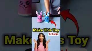 how to Make Rabbit toy from paper cup at home | paper cup se rabbit toy kaise banaye #shorts #toy